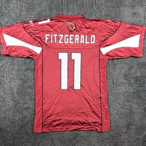 Reebok NFL Equipment Larry Fitzgerald #11 Arizona Cardinals Jersey Red Men's S